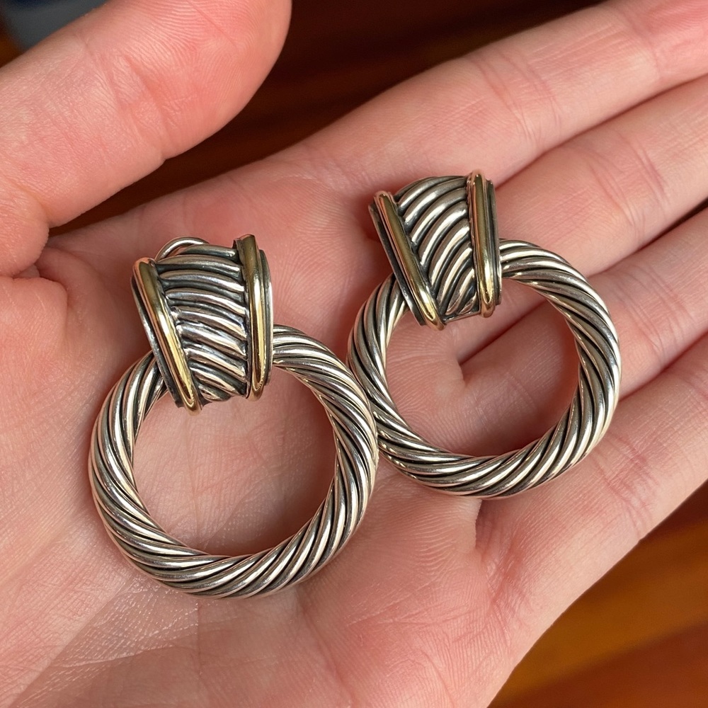 David Yurman Cable Doorknocker Earrings